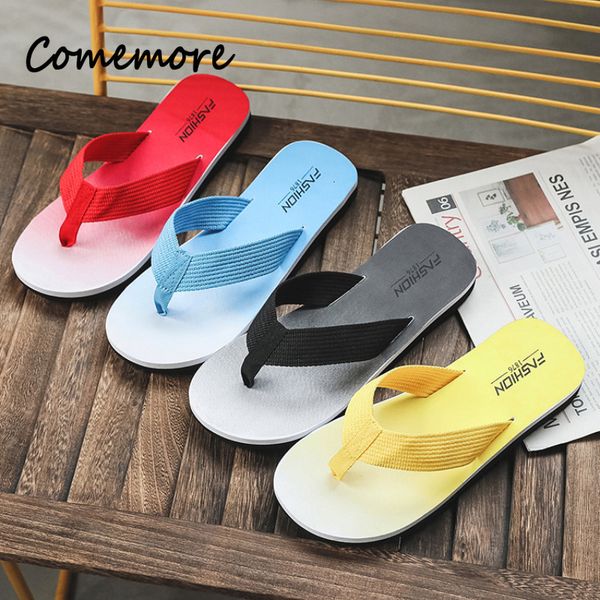 

slippers comemore sandals nonslip home indoor house antislip slides casual shoes summer men flip flops beach zapatos 230724, Black
