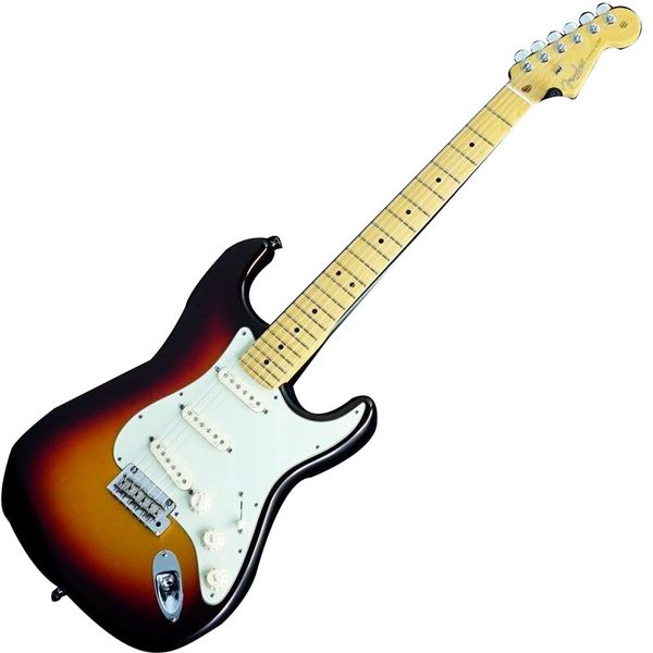 

deluxe st plus (mystic 3 color sunburst maple) electric guitar