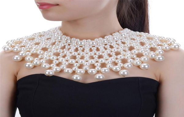 

10 colors chunky statement necklace for women necklace bib collar choker handmade beaded necklace jewelry for wedding party4021172, Silver