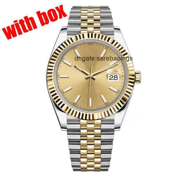 

mens/womens watches 36/41mm self movement 904l stainless steel watch womens waterproof luminous wristwatches, Slivery;golden