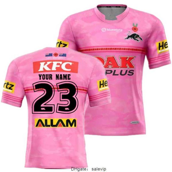 

2023 penrith panthers anzac rugby jersey size s-m--xl-xxl-3xl-4xl-5xl, White;black