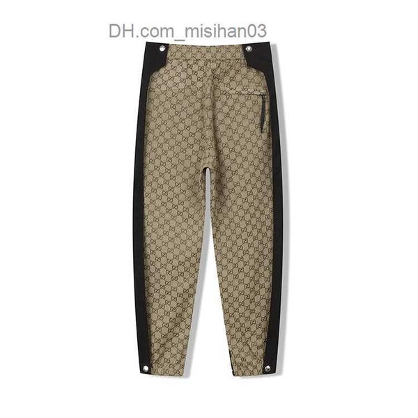 

men's pants mens pants designer loose men autumn winter sports long pants zipper trousers casual men's sweatpants letter printed j, Black