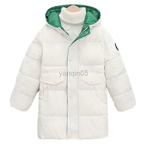 

down coat 4-7y thick winter jacket children's outerwear windbreaker for girls and boy hooded winter clothes for girls jacket boy parkas, Blue;gray