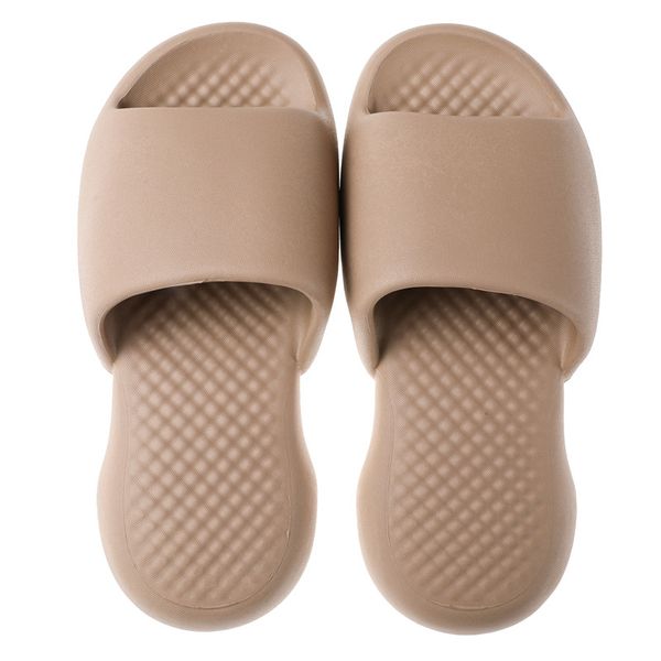 

summer slipper indoor home thick sole anti slip and odorous bathroom slippers female fashion designer womens mens slides black