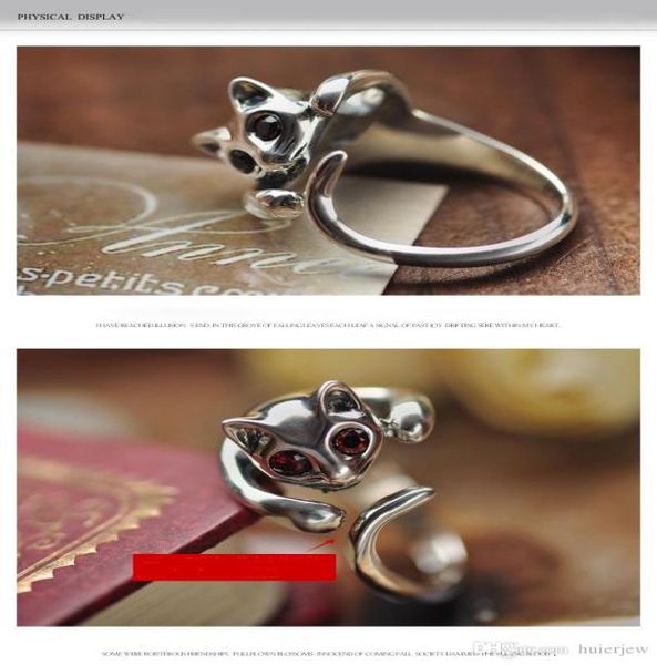 

rings for women mens gold rings for adjustable kitten cat animal crystal silver gold plated alloy rings9331034