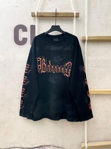 

men's plus size hoodies & sweatshirts letter knitted sweater in autumn / winter 2023acquard knitting machine e custom jnlarged detail c, Black;brown