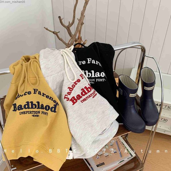

hoodies sweatshirts baby boys autumn hoodie kids fashion sweater toddler clothes letter solid plain autumn sweatshirt hoodies clothing z230, Black