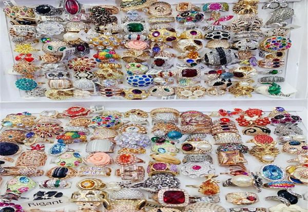 

exaggerated super flash color zirconium animal ring luxury super flash gem retro hand ring apple ring5460713, Golden;silver