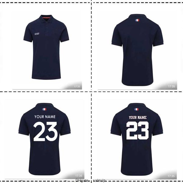 

2023 france home polo rugby jersey shirt size s--5xl, White;black