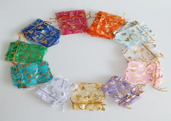 

79cm organza drawstring bags whole candy gift bags jewelry pouches bags wedding favor holder multi color4019767, Pink;blue