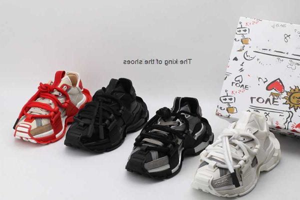 

luxury 5862 casual shoes designer fashion sneaker man women platform shoes popular couple models multicolor matching dg retro sneakers dg&#0, Black