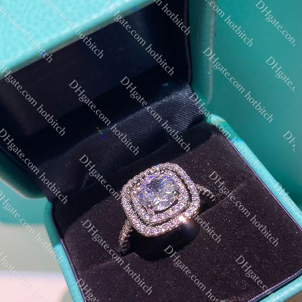 

diamond ring women designer wedding rings luxury 925 sterling silver ring lady jewelry christmas gift