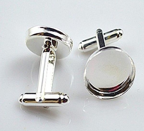

sterling silver cufflink base cufflink blank cufflink size16mm7098382