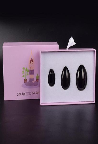 

massage eggs drilled natural obsidian yoni egg wand women kegel exerciser jade massager vaginal muscles tightening ball health car3771504