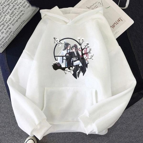 

women039s hoodies sweatshirts anime mo dao zu shi hoodie streetwear women the untamed lan wangji wei wu xian print harajuku i2566510, Black