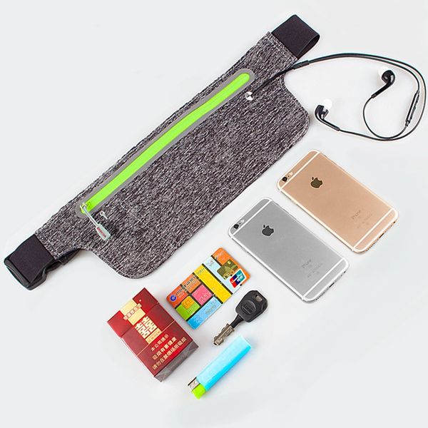 

universal waterproof running jogging bag sport fanny pack travel sports gym waist belt pouch bags case cover pocket for phone 7 5.5 s9