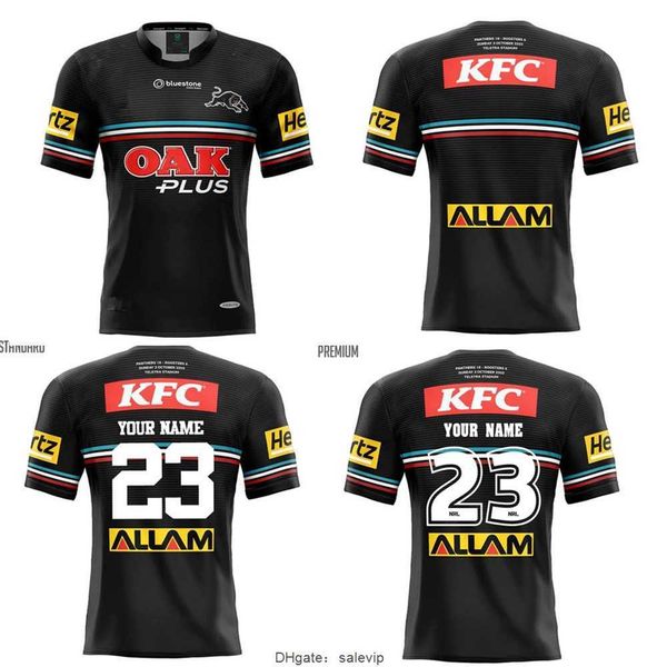 

2023 penrith panthers alternate rugby jersey shirt size s---4xl-5xl, White;black