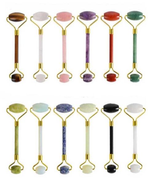 

whole health 100 natural stone facial beauty massage tool jade roller face thin massager face lose weight beauty care roller 8626329