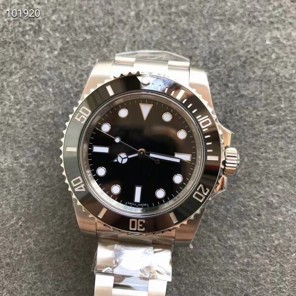 

mens automatic mechanical luxury watch fashion brand watches 40mm stainless steel strap life no calendar black wristwatch classic wristwatch, Slivery;brown