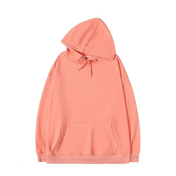 

women's hoodies sweatshirts hooded sweater men's loose autumn and winter brand sligle kravios clothing solid color pattern printin, Black