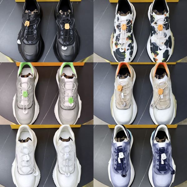 

famous design men flow sneakers shoes luxury casual men's sports zipper rubber runner sole skateboard walking tech fabrics nylon low ou