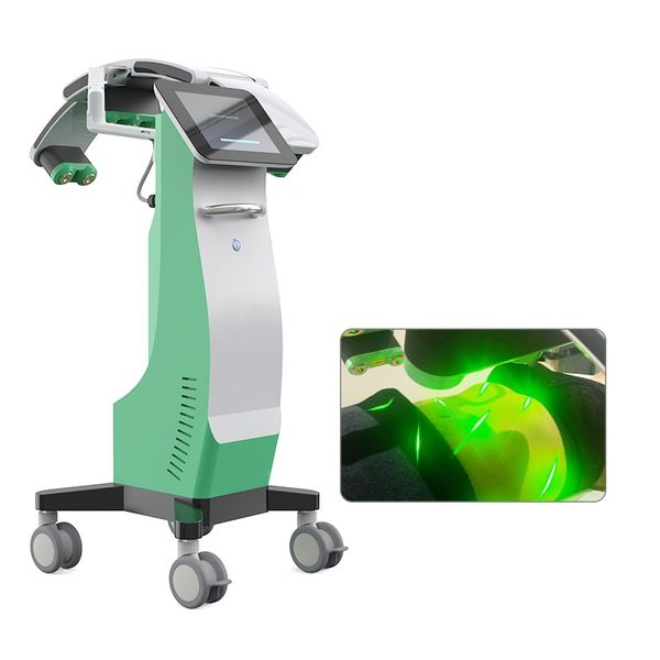 

vacuum therapy machine laser lipolysis treatment fat removal losing weight legs green 10d 632nm cold laser low level laser for fat reduction