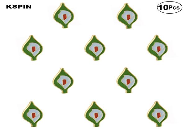 

ireland lily flag lapel pin flag badge brooch pins badges 10pcs a lot9085496, Gray