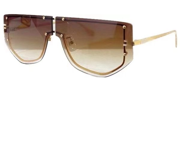 

2023 new designer sunglasses for men and women bar metal frame aviator fashion ff glasses 7color to choose, White;black