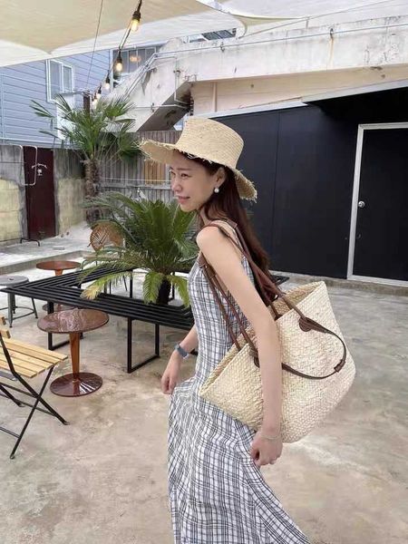 

23 new summer designer loewsbag women rive gauche tote bags hand-woven kzuw beach travel handbag lulu backpack luxury crossbody shopping wal
