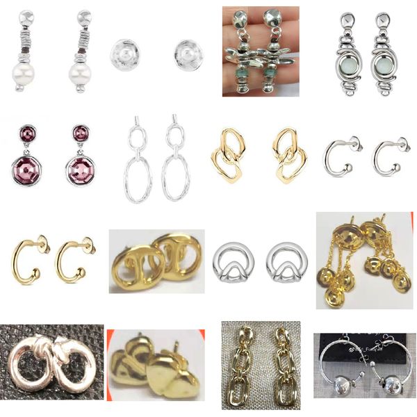 

uno de 50 plating jewelry earrings exquisite and minimalist spanish original fashion 925 silver earrings, Golden;silver