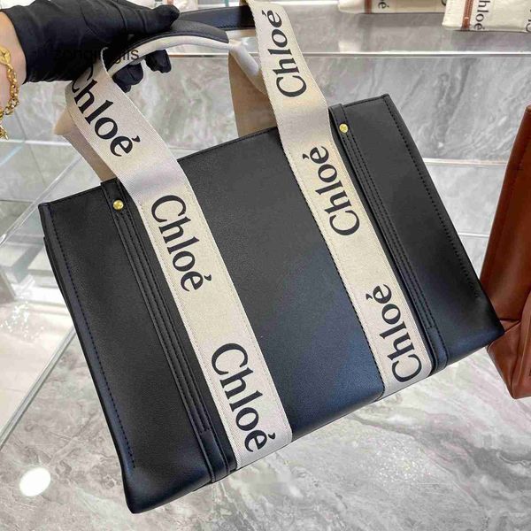 

women's handbag bag designer cloe outlet bags tote 2023 woody hands minority canvas tote large capacity foreign style portable fashion