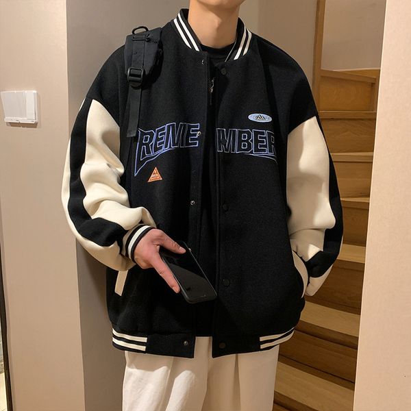 

men's jackets 2023 men for oversized spring baseball coat women outwear streetwear hip hop harajuku y2k 230724, Black;brown