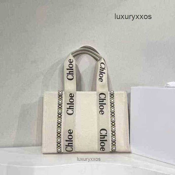 

cloe choe bags stripe canvas handbag woody fashion tote letter designer bag portable large 2023 capacity women 0h8h