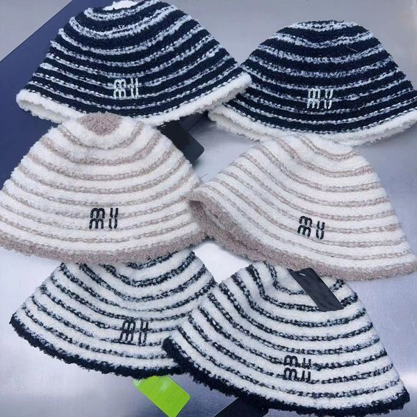 

fashion designer letters bucket hat winter cashmere for men woman wool fisherman hats luxury outdoor casual warm cap, Blue;gray