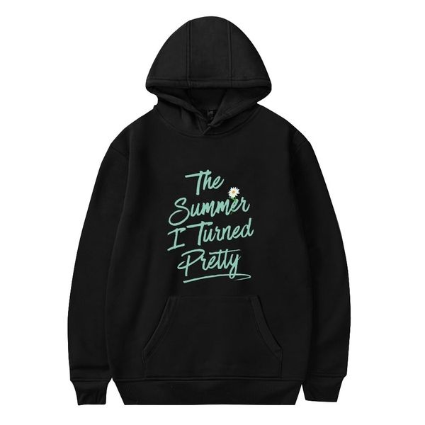 

women's hoodies sweatshirts the summer i turned pretty television long sleeve hoodie woman man hooded casual style fashion clothes 2307, Black