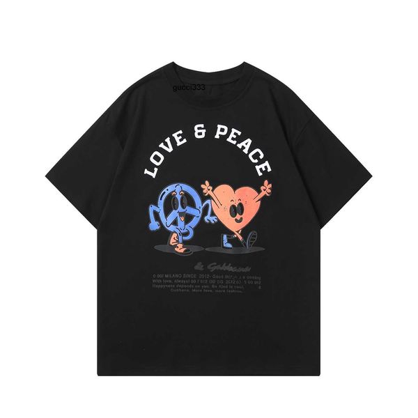

sleeve black d round dolcly quality letter gabbanaly short g dg neck mens print high t shirt white fashion men women tees 4a61, White;black