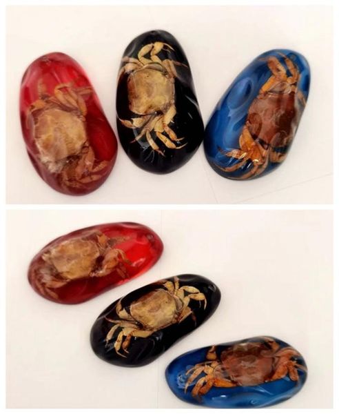 

12 pcs real black gold scorpion spider crab big size fashion keychain5031857, Slivery;golden