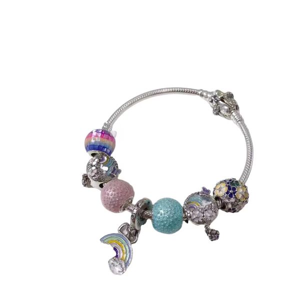 

2023pandora bracelet bracelets designer for women crystal glass titanium steel diy designer bracelet luxury bracelet bracelet men, Golden;silver