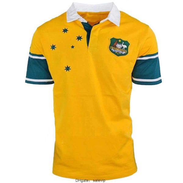 

1999 australia retro rugby jersey size s-m--xl-xxl-3xl-4xl-5xl, White;black