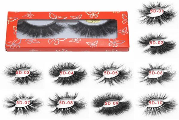 

whole fluffy 5d mink eye lashes crossy long thick 3d volume false eyelashes with cardboard box5528940