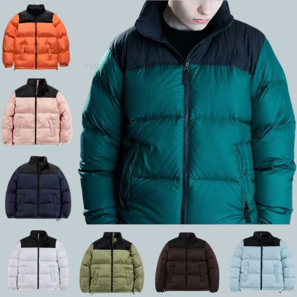 

mens designer down jackets puffer jacket hooded parkas letter printing couple clothing outerwear windbreaker brown casual thick pink blue pu, Black