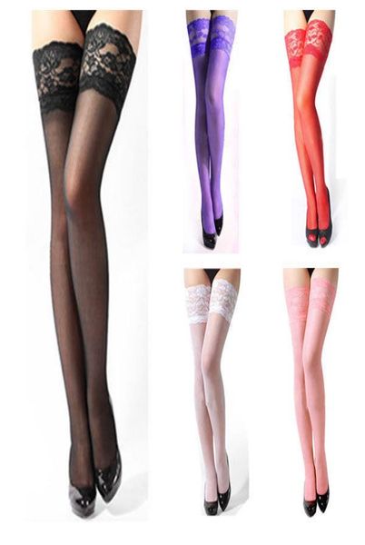 

2017 fashion women lady lace tight stay up thigh high stockings nightclubs stocking for women tight9123305, Black;white