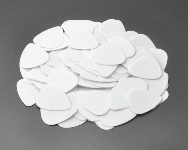 

100pcs heavy 1mm 351 delrin guitar picks plectrums white013117467
