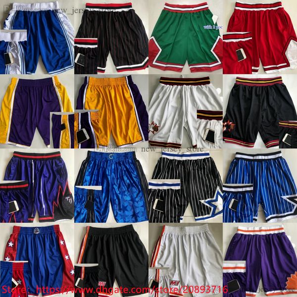 

mitchell and ness authentic basketball shorts with pocket double embroidered quality retro pockets short man breathable gym training beach p, Black