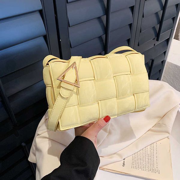 

designer bag cassette bags bag handmade woven small square bag shoulder crossbody pillow