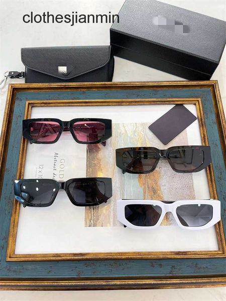

2023 design sunglasses %80 factory wholesale and retail new p family sunglass ins online celebrity same style fashion street p box for women, White;black