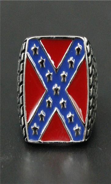 

1pc new arrival usa style stars ring 316l stainless steel man boy fashion personal design usa flag cool ring1787205, Silver