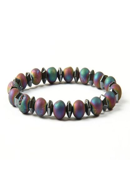 

jewelry whole new design blue purple and grey scrubs openings laugh healing stone yoga meditation bracelet1598773, Black