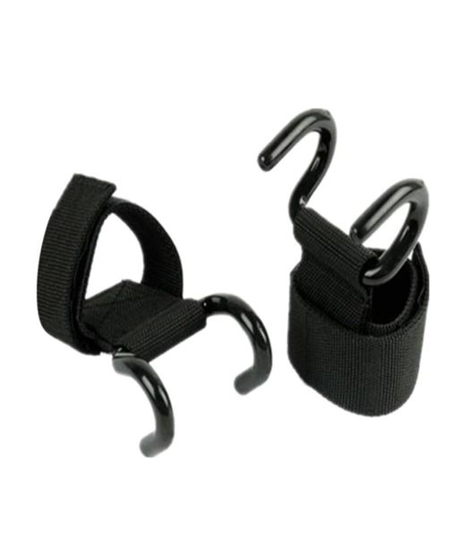 

weight lifting hooks wrist wraps power training gym grips straps gym fitness hook support lift grip belt1 pair4164017, Black;red