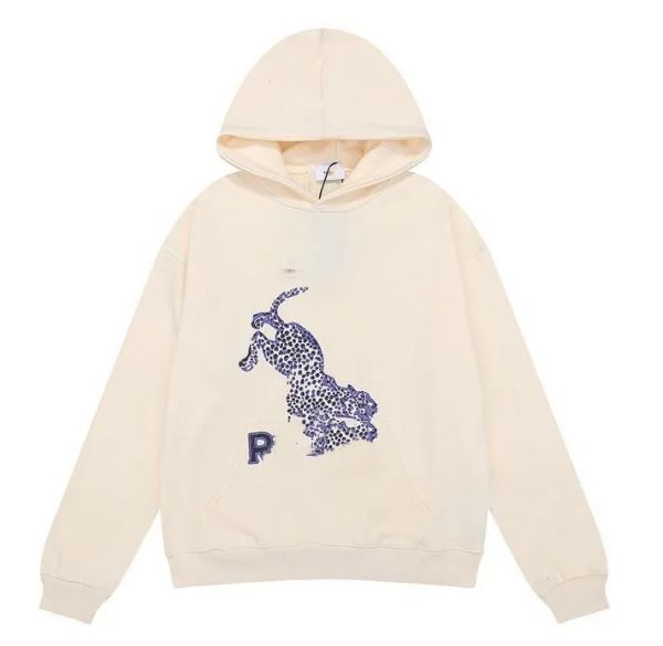 

30% off~ men's hoodies sweatshirts 2023men's rhudes hoodies monogrammed washcloth embroidered american high street blouse for men, Black